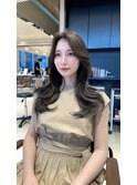 韓国スタイル/ナチュラルくびれヘア_くびれ巻き_レイヤーカット