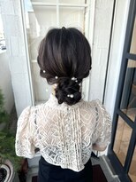 ラグ バイ シゲルカットクラブ 神田久志本店(lag)&nbsp;お呼ばれシニヨンヘアアレンジ