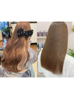 好きなハイトーンカラーを楽しむ。でも艶感や指通りも妥協したくない。そんなアナタの望みを叶えちゃいます