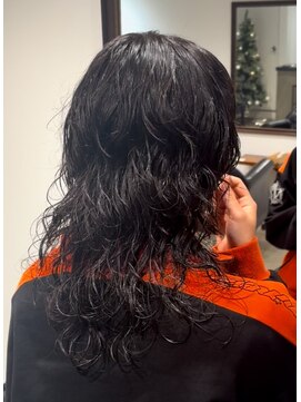 リスブラン(Lis blanc) ロングハイレイヤーパーマ