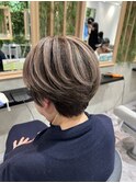 立体感エイジング白髪ぼかし＠20代30代40代50代