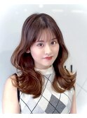 ウェーブヘア/巻き髪/ミディアムレイヤー/韓国/福岡/天神/大名