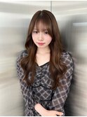 ベージュカラー×韓国風くびれ巻き♪