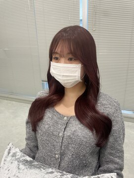 ジーナリア(Xena ria) 《衣織》ピンクブラウン/ケアブリーチ/顔周り