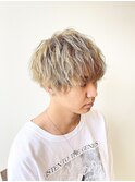 サーフカール/フェザーパーマ/ブルーブラック/稲毛駅/眉毛