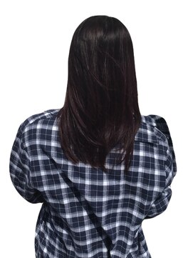 ヘアーズファイン(hair's fine) 30代40代◎ブリーチなしレッドで上品ボルドー