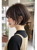 丸みボブショート