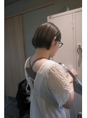 ミニボブ　シフォンベージュ
