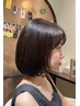 【Cannah指名】質感重視！カット+縮毛矯正/￥19,800