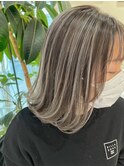 30代白髪ぼかしカラー【下北沢/ハイライト/髪質改善】