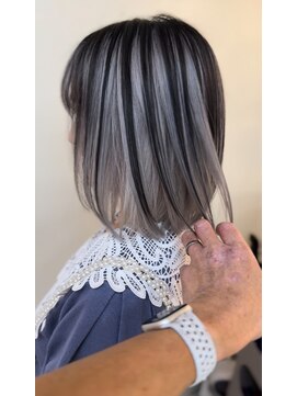 アンブレラカラー【ブラック+ホワイト】