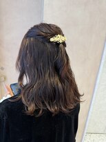 オン キャナルシティ博多前店(on)&nbsp;【中里恵梨】ゆるふわハーフアップ/ヘアセット/パーティヘア