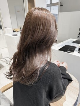 シキ(SHIKI) フォギーベージュ　韓国風　福井美容室