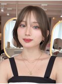 多毛さん向け韓国風くびれボブ