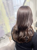 インスヘアー 梅田(INCE HAIR)&nbsp;アッシュグレージュ×ロング