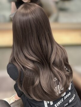 ベレーザ 渋谷(BELEZA) 17971黒髪スモーキーブラウンワンホンレイヤーハッシュカット