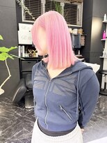 チュダック(ChuDuck)&nbsp;【天神】色落ちも可愛いペールピンク/ケアブリーチ/ダブルカラー