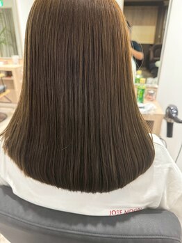 ZEEN I-SSHIN 札幌　ショートカット×パーマ×髪質改善【ゼンイシン】の写真/《縮毛矯正ストレート》初めての方も◎クセや広がりを抑え、やわらかくナチュラルな美髪ストレートヘアに♪