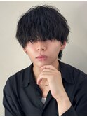 ラウンドマッシュ/ツイスト/無造作