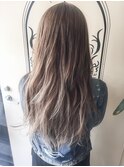 シースルーハイライト×透け感グレージュ