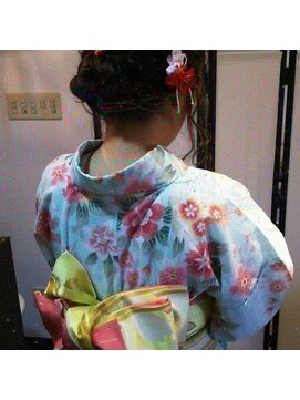 ヘアーフェイス リンド(hair face Lindo) 浴衣の着付け