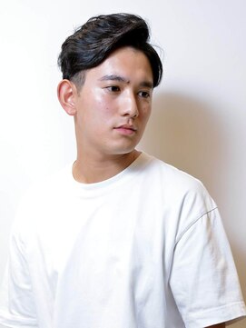 インフィニティ 新富町(Infinity) 【メンズツーブロック】七三オールバック