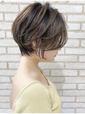 ショートボブ髪型20代30代40代アッシュ愛されボブ