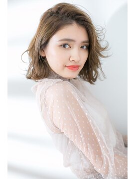 ジャストビューティー リアリー(just beauty Really) 切りっぱなしボブローライトベージュ_KK