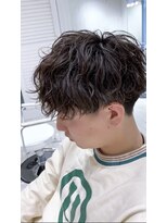 サンディーズ(SANDYS)&nbsp;ゆるめツイストスパイラル×重め刈り上げマッシュ