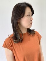 フォーク FOLK&nbsp;【FOLK】透明感インナーカラー☆似合わせ外ハネミディアムボブ♪