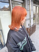 ミニム ヘアー(minim hair) 【minim×岩田】オレンジカラー