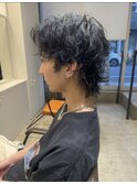 メンズウルフハイライト