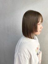 タグ(#tag)&nbsp;#姫カットボブ×アッシュカラー