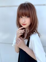 ランド(RaND) 【髪質改善】くびレイヤー姫カット小顔ワンカールセミディ