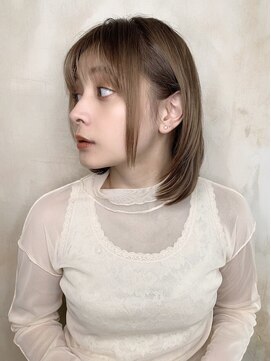 ニスル 町田店(NISURU) 似合わせカット/大人ガーリー/ダークアッシュ/着物/町田/町田駅