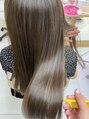 ハナサカヤヘアーサロン(hanasakaya hair salon) “髪質改善オージュアトリートメント+シルクタッチカラー”