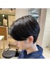 メンズデザインカット+前髪ストレート￥10000→￥7900