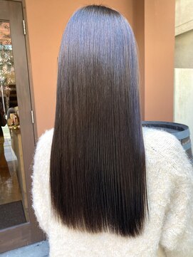 ココカラヘアー ニコ(cococara hair nico) 縮毛矯正/ストレート/トリートメント/髪質改善/韓国風/ブラック/