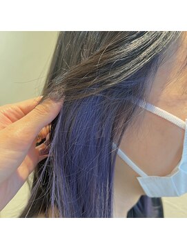 アッシュ 北千住店(Ash) 【インナーカラー】ブルーラベンダーカラー