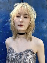 カロントウキョウ 中野店(Kalon Tokyo)&nbsp;ブリーチ／デザインカラー／レイヤーカット／抜きっぱなし