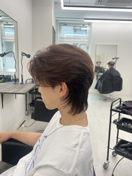 ステージ(STAGE) ダウンパーマ ニュアンスパーマ センターパート