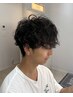 【メンズ新規限定】カット+スパイラルパーマ　￥11000