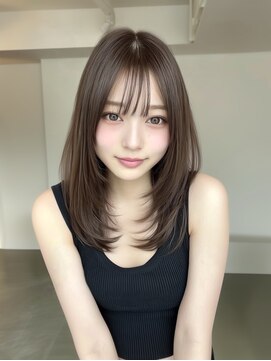 ヴェイン 渋谷(vain) アッシュブラウンレイヤーカット