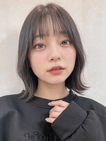 サンドイエナ 横浜店(sand yena)&nbsp;くびレイヤーボブルフネビージュ小顔ワンレンこなれミディ