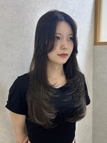レンテ 千葉(LENTE)&nbsp;韓国へアレイヤーカットくびれ巻き透明感カラー髪質善顔まわり