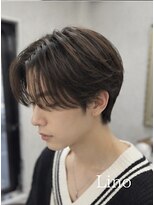 髪質改善Lino hair/縮毛矯正/白髪ぼかし/ハイライト/メンズカット【リノヘア】 シースルーセンターパート/ニュアンスパーマ/韓国風