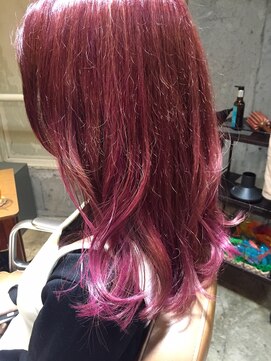 サロンドミルク 原宿(salon de MiLK) アレンジがさらに可愛いく!ハイライトピンク☆