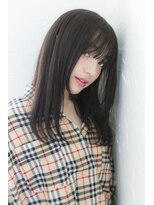 プライズ 池袋店(prize)&nbsp;韓国＿シースルーバング＿黒髪【池袋】50