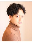 コンマヘア トランクスヘアセンターパートソフトツーブロック