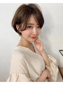 【アフロート 畑中】大人フェミニンひし形ショート/大人ショート